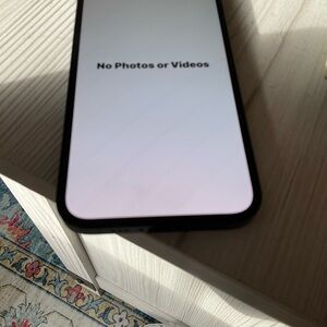 Black iphone with Display